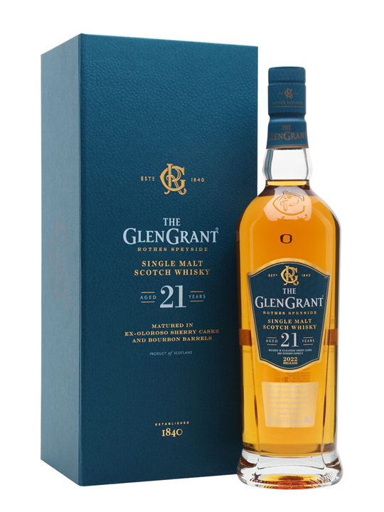 Glen Grant 21 Year Old Speyside Single Malt Scotch Whisky