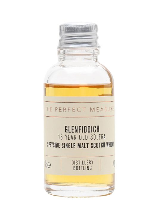Glenfiddich 15 Year Old Solera Sample Speyside Whisky