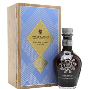 Royal Salute Platinum Jubilee / Teck Corsage Brooch (Blue) Blended Whisky