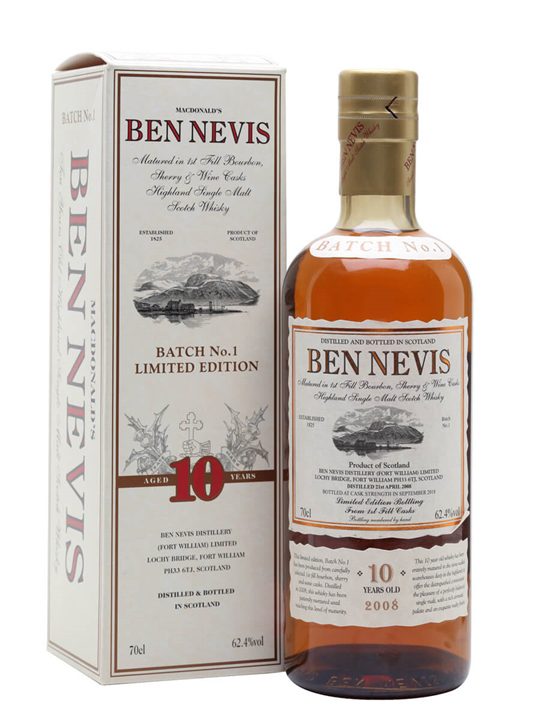 Ben Nevis 10 Year Old Cask Strength / Batch No.1 Highland Whisky