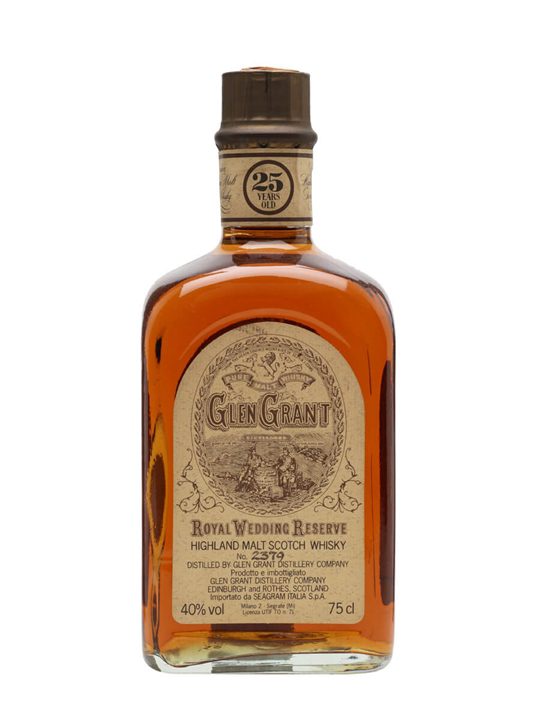 Glen Grant 25 Year Old / Royal Wedding Reserve Speyside Whisky