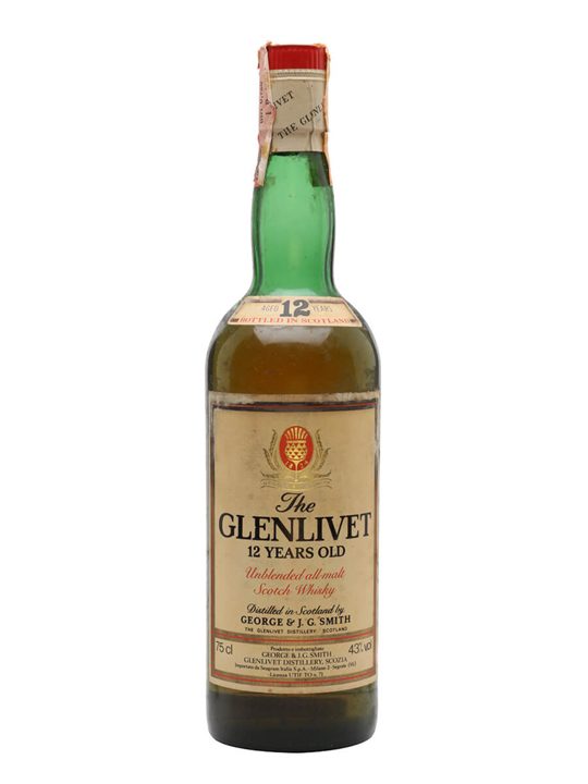 Glenlivet 12 Year Old / Bot.1980s Speyside Single Malt Scotch Whisky