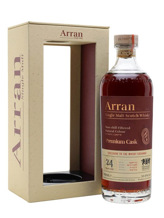 Arran 1996 / 24 Year Old / Exclusive To The Whisky Exchange Island Whisky