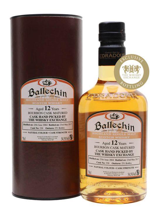 Ballechin 2004 / 12 Year Old / Heavily Peated / Exclusive To The Whisky Exchange Highland Whisky