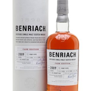 Benriach 2009 / 11 Year Old / Peated Port Pipe 4833 Speyside Whisky