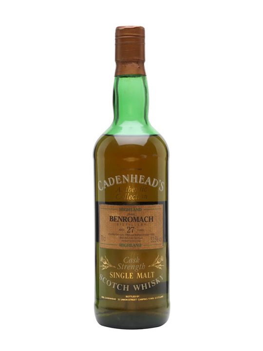 Benromach 1966 / 27 Year Old / Cadenhead's Speyside Whisky
