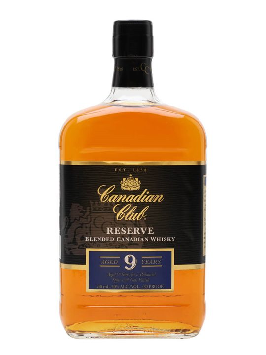 Canadian Club Reserve 9 Year Old Canadian Whisky