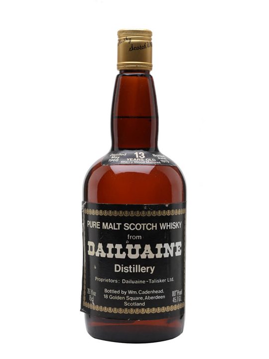 Dailuaine 1966 / 13 Year Old / Sherry Cask Speyside Whisky