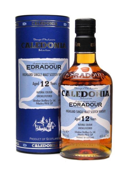 Edradour 12 Year Old / Caledonia Selection / Sherry Cask Highland Whisky