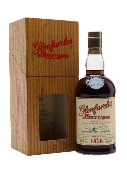 Glenfarclas 1958/ Family Casks X / Sherry Cask #2062 Speyside Whisky