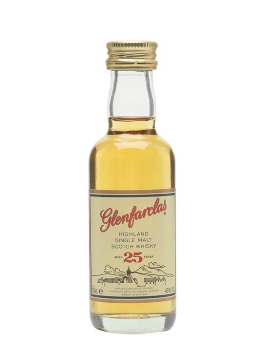 Glenfarclas 25 Year Old Miniature Speyside Single Malt Scotch Whisky
