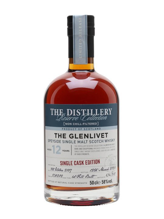 Glenlivet 2007 / 12 Year Old / Distillery Reserve Collection Speyside Whisky
