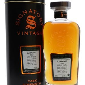 Glenrothes 1996 / 25 Year Old / Signatory Speyside Whisky