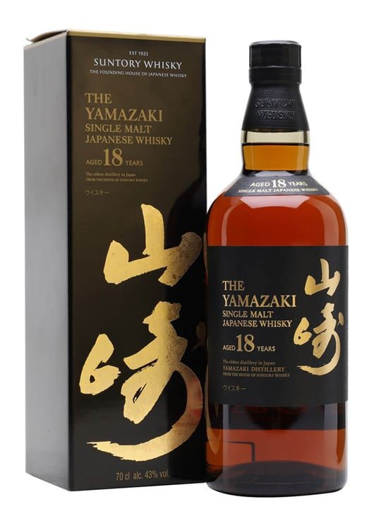 Yamazaki 18 Year Old Japanese Single Malt Whisky
