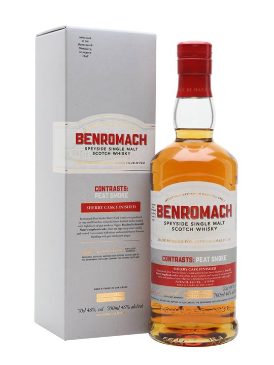 Benromach Contrasts: Peat Smoke Sherry Cask 2014 / Bot.2023 Speyside Whisky