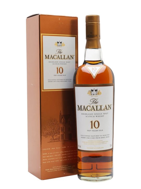 Macallan 10 Year Old / Sherry Oak / Bot.2000s Speyside Whisky