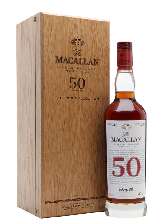 Macallan 50 Year Old / The Red Collection Speyside Whisky