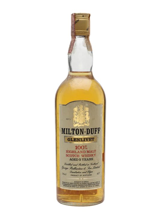 Miltonduff 5 Year Old / Bot.1970s Speyside Single Malt Scotch Whisky
