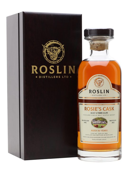 Allt A'Mhullin (Ben Nevis) 1992 / 30 Year Old / Rosie's Cask Highland Whisky