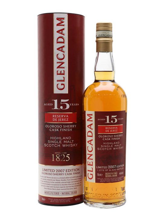 Glencadam 2007 / 15 Year Old / Oloroso Sherry Cask Finish Highland Whisky