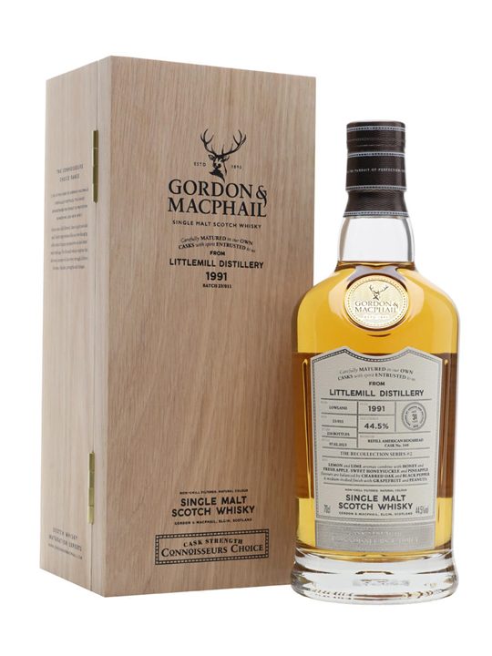 Littlemill 1991 / 31 Year Old / Gordon & MacPhail Connoisseurs Choice Lowland Whisky