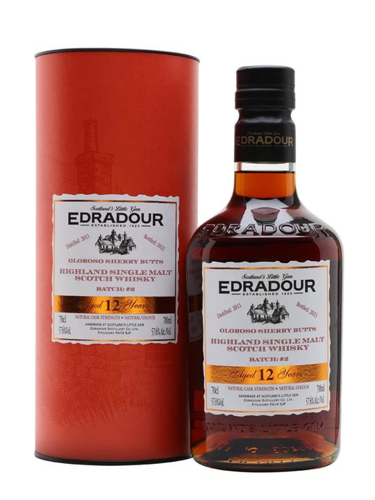 Edradour 2011 / 12 Year Old / Oloroso Sherry Butts / Batch 2 Cask Strength Highland Whisky