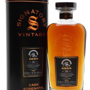 Glen Keith 1996 / 26 Year Old / Sherry Cask / Signatory Symington's Choice Speyside Whisky