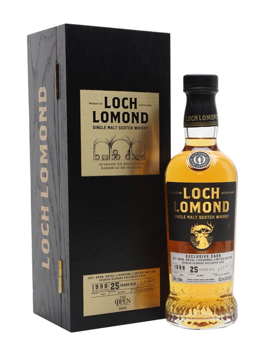 Loch Lomond 1998 / 25 Year Old / The 151st Open Release Highland Whisky