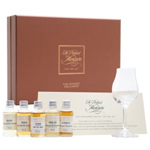 The Highlands Whisky Tasting Set With Glass / 5x3cl Single Whisky