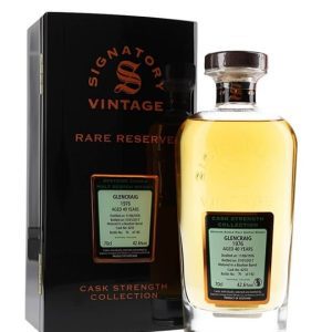 Glencraig 1976 / 40 Year Old / Rare Reserve / Signatory Speyside Whisky