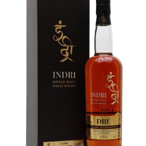Indri Dru Ex Bourbon Cask Strength Single Malt Indian Whisky