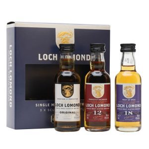 Loch Lomond Miniature Gift Set / 3x5cl Highland Whisky