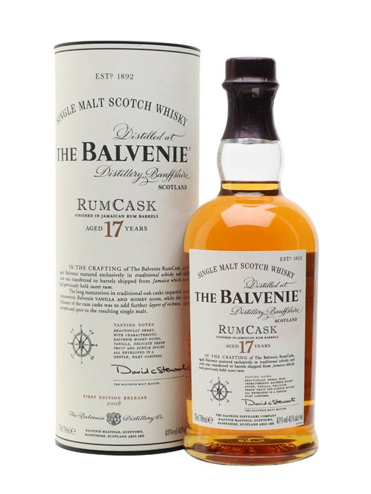 Balvenie 17 Year Old / Rum Cask Finish Speyside Whisky