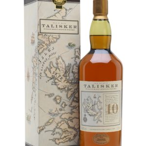 Talisker 10 Year Old / Map Label Island Single Malt Scotch Whisky