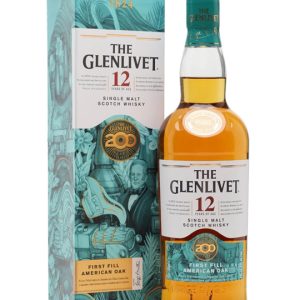Glenlivet 12 Year Old / First-fill American Oak / 200th Anniversary Speyside Whisky